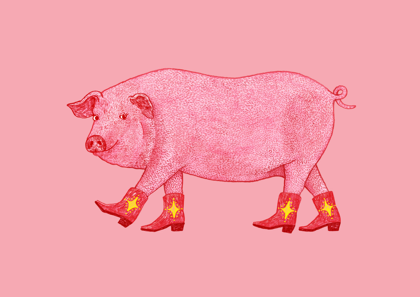 Marjorie The Cowgirl Pig