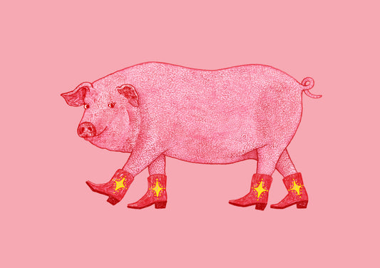 Marjorie The Cowgirl Pig