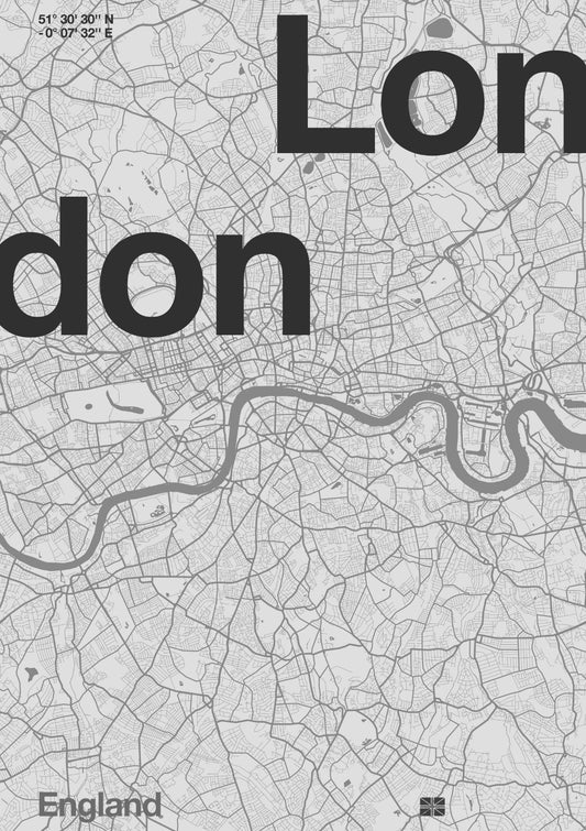 London Minimal Map