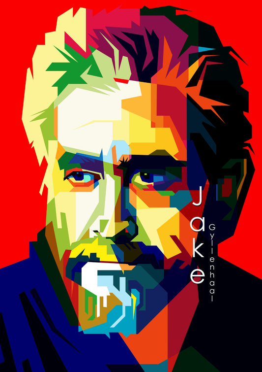 Jack Gyllenhaal Pop Art WPAP