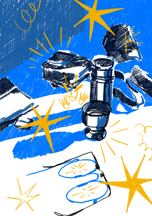 still life_with glasses