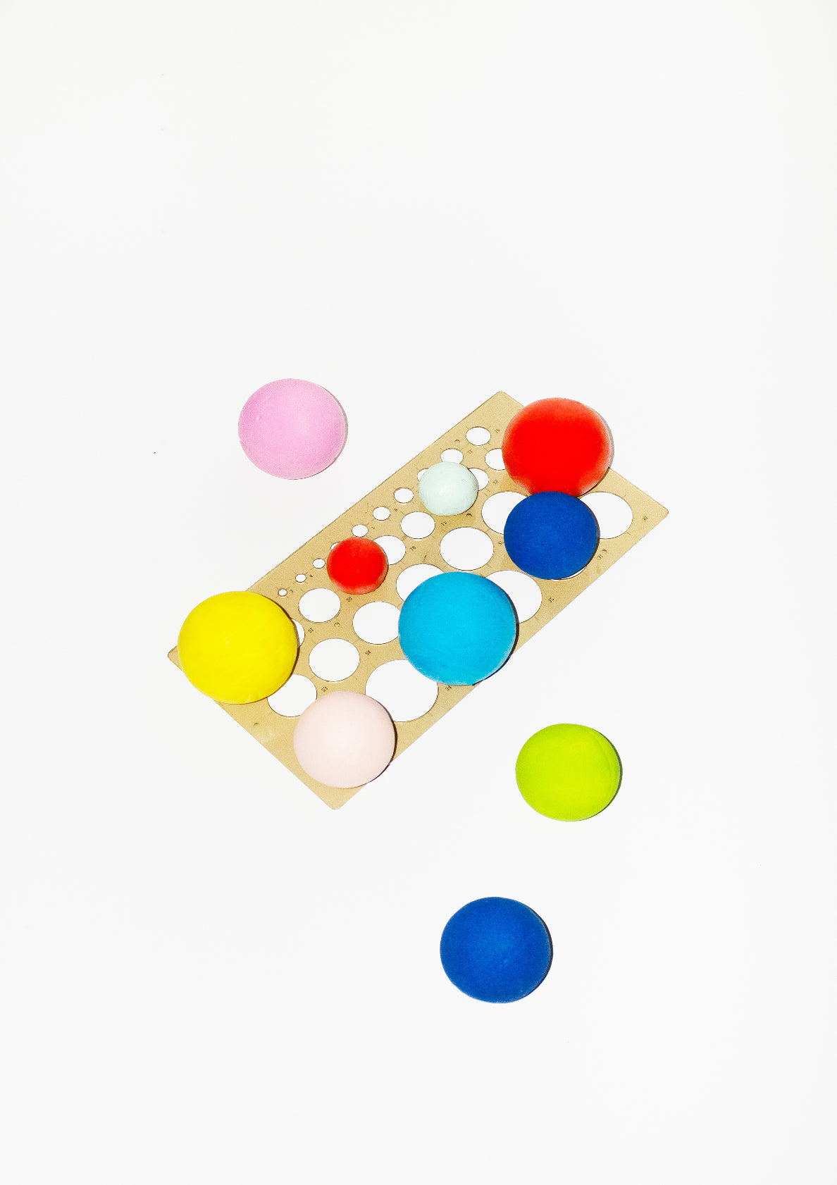 Colourful balls / contemporary photo print