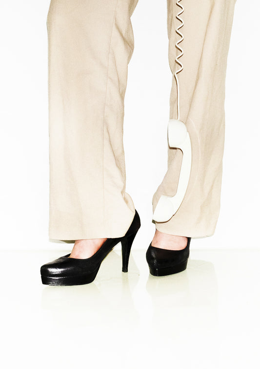 Landline and heels / contemporary photo print