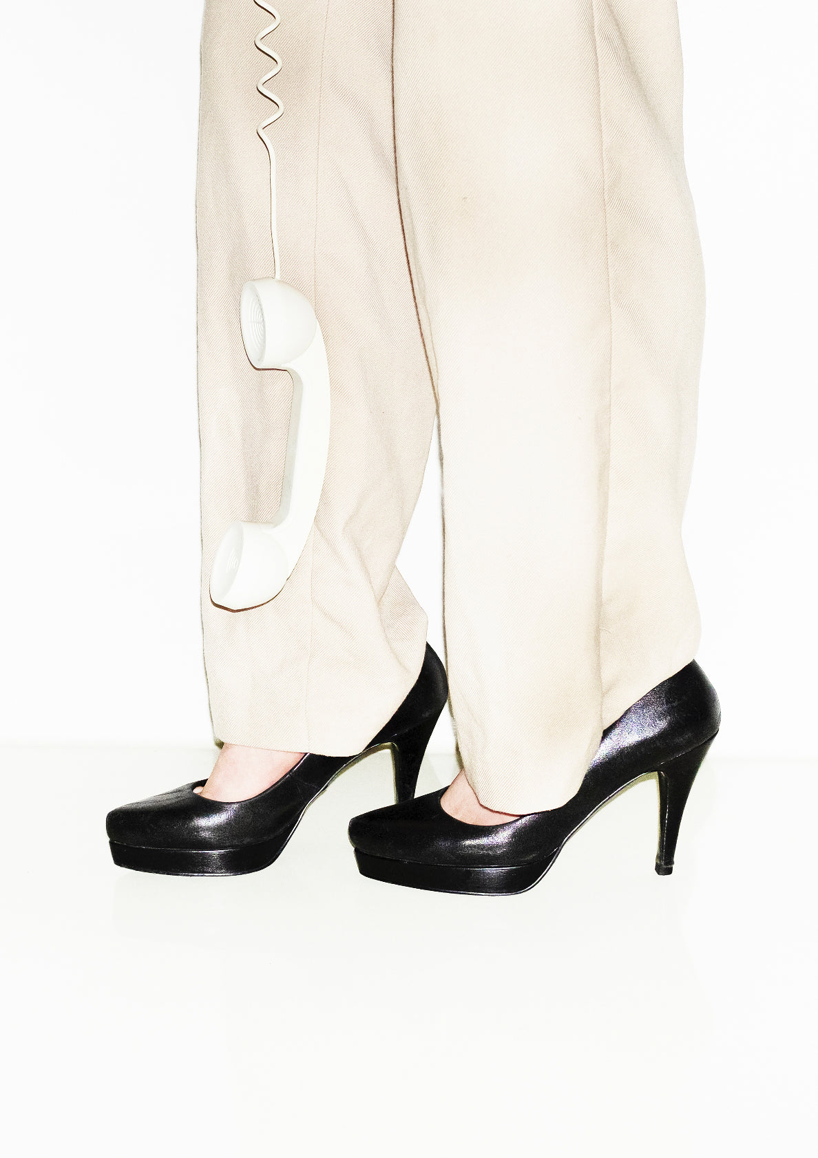 Landline and heels / contemporary photo print