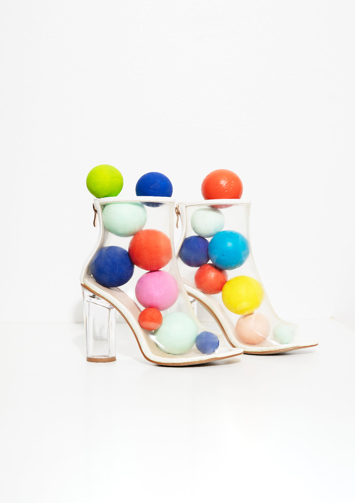 Bubble heels / pop art style photo print