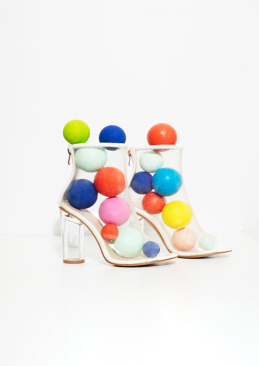 Bubble heels / pop art style photo print