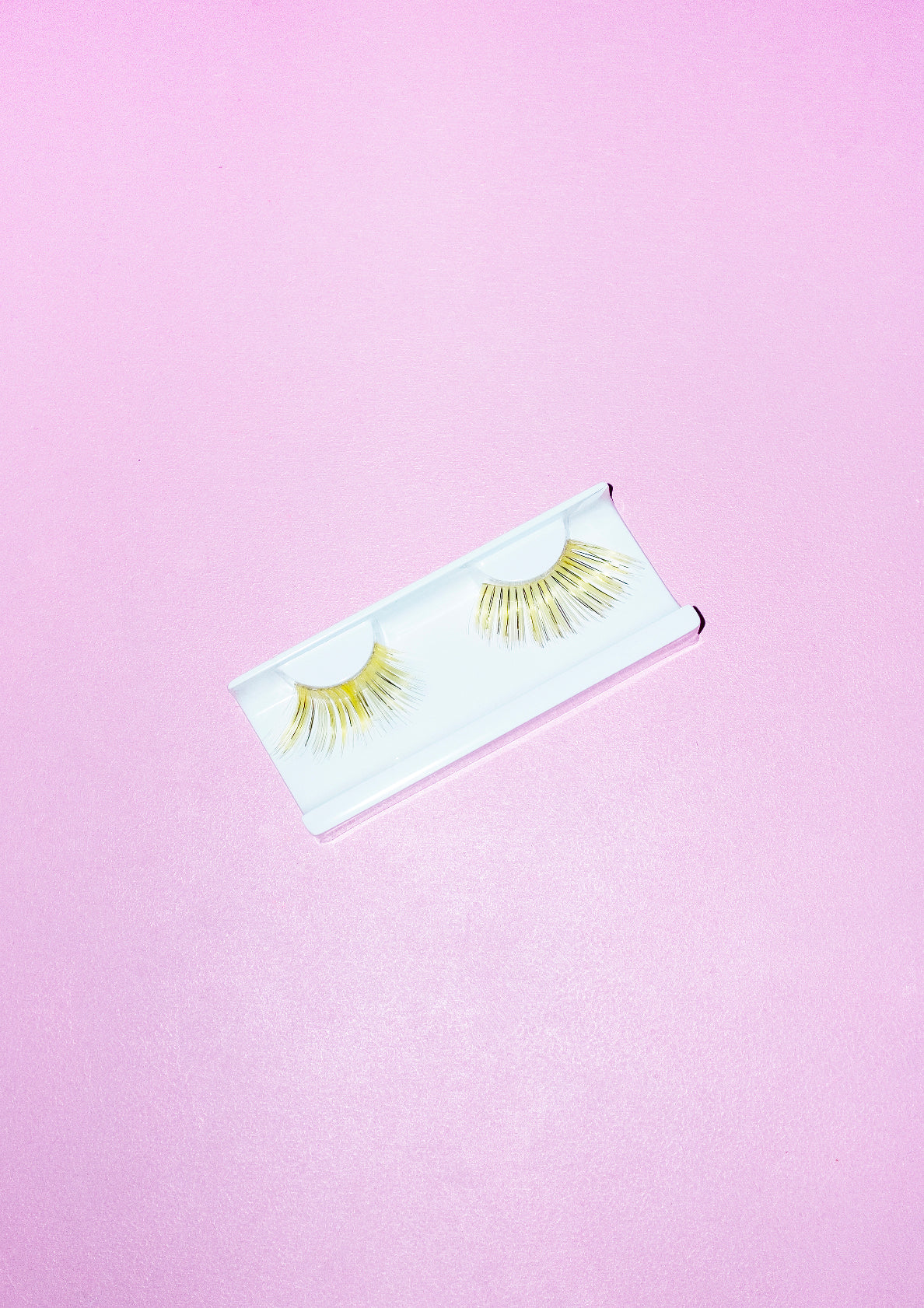 Golden shiny lashes / pops art style photo print