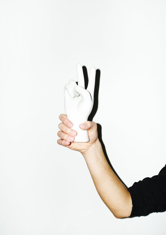 Peace sign / contemporary photo print