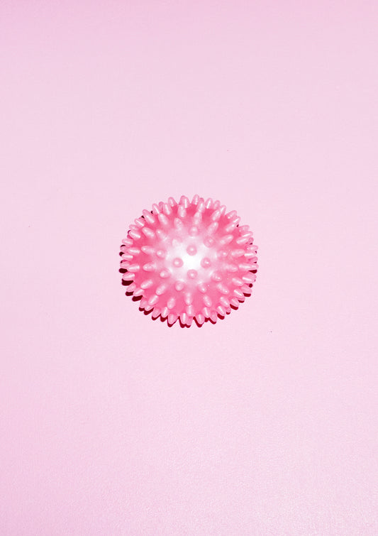 Spike ball / pop art style photo print