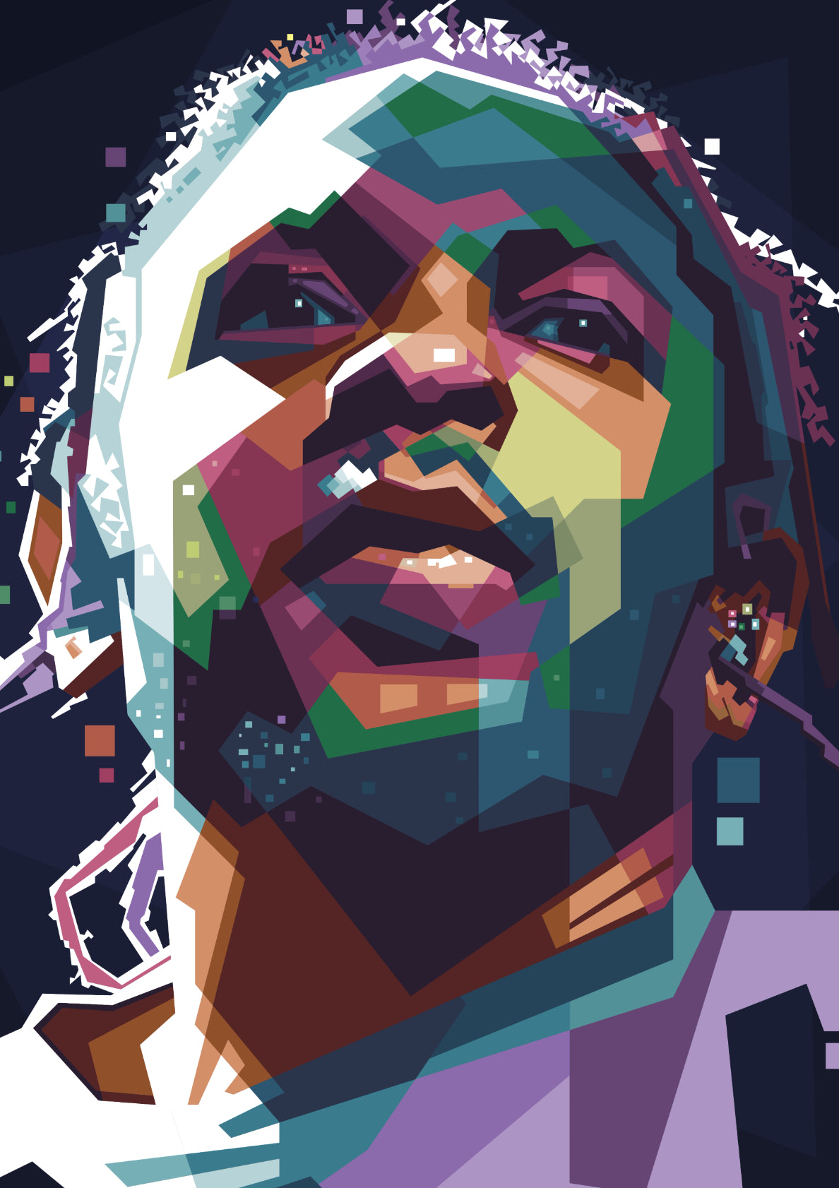 Kung Fu Kenny Pop Art WPAP