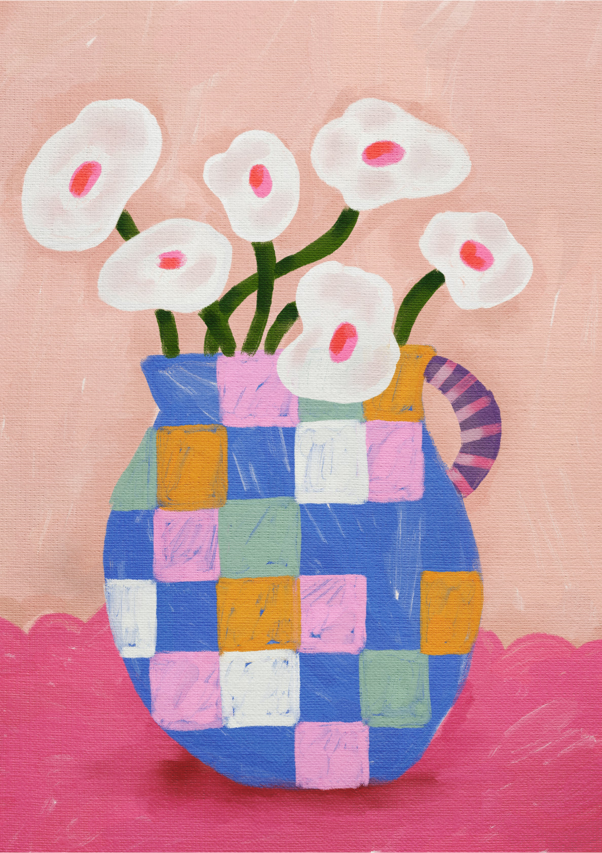 Abstract Flower in a Vase