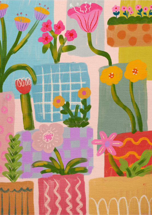 Bold Geometric Florals