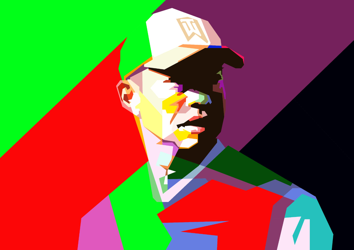 Tiger Woods Golf Legendary Pop Art WPAP