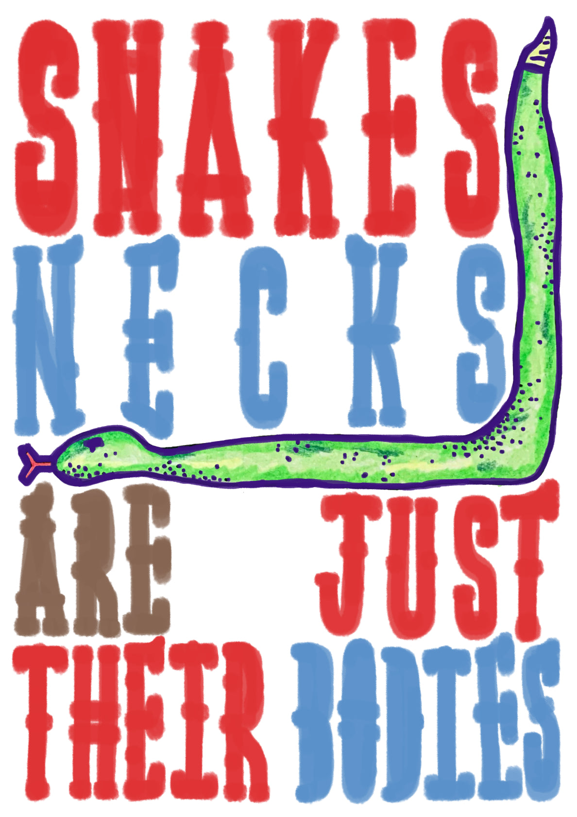 Snakes Necks = Bodies