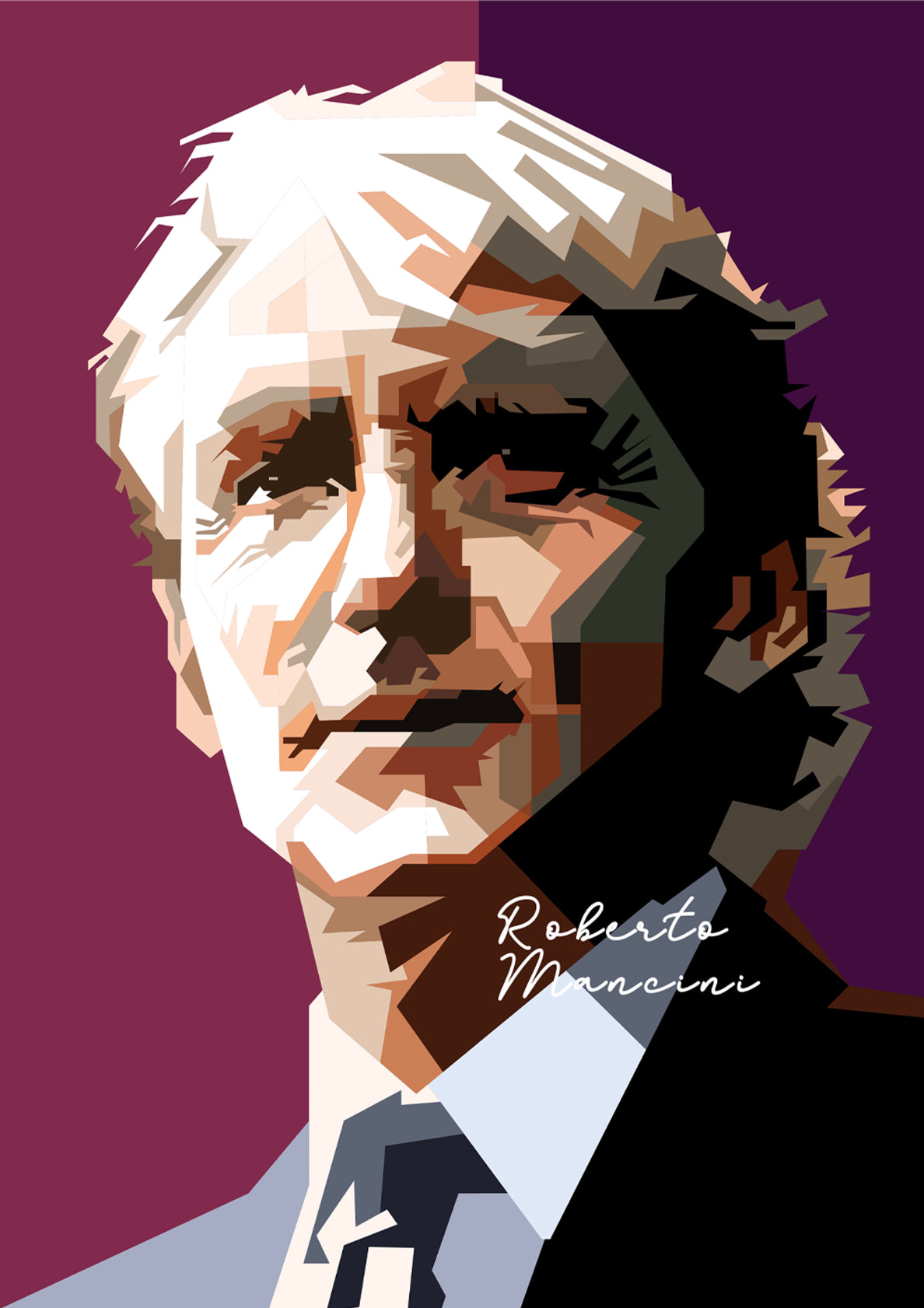 Roberto Mancini Italy Serie A Retro Football