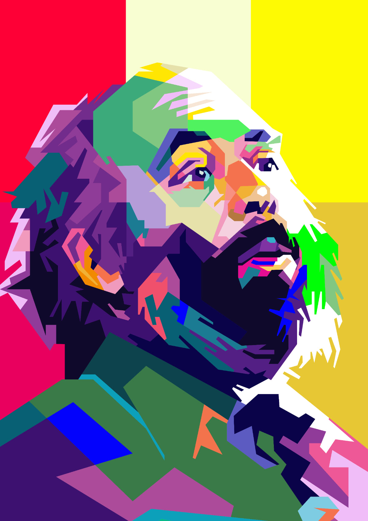 Luciano Pavarotti Opera Musical Pop Art WPAP