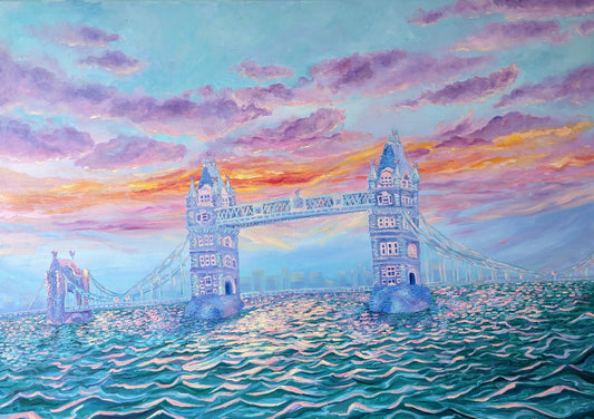 Sunset at Tower Bridge, London