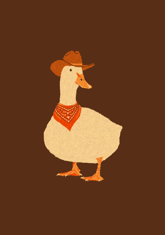 Bo The Cowboy Duck