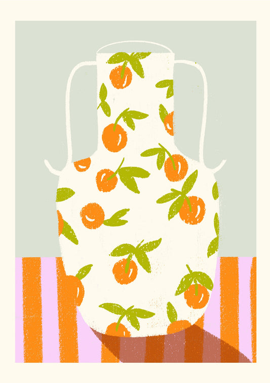 Vase & Oranges