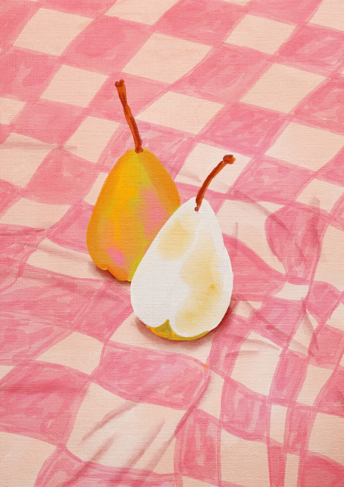 Pears on The Bed