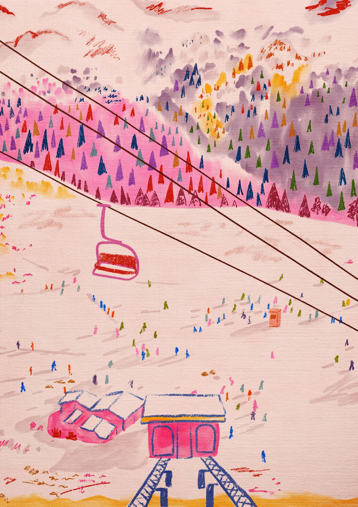 Winter Swiss Mountain