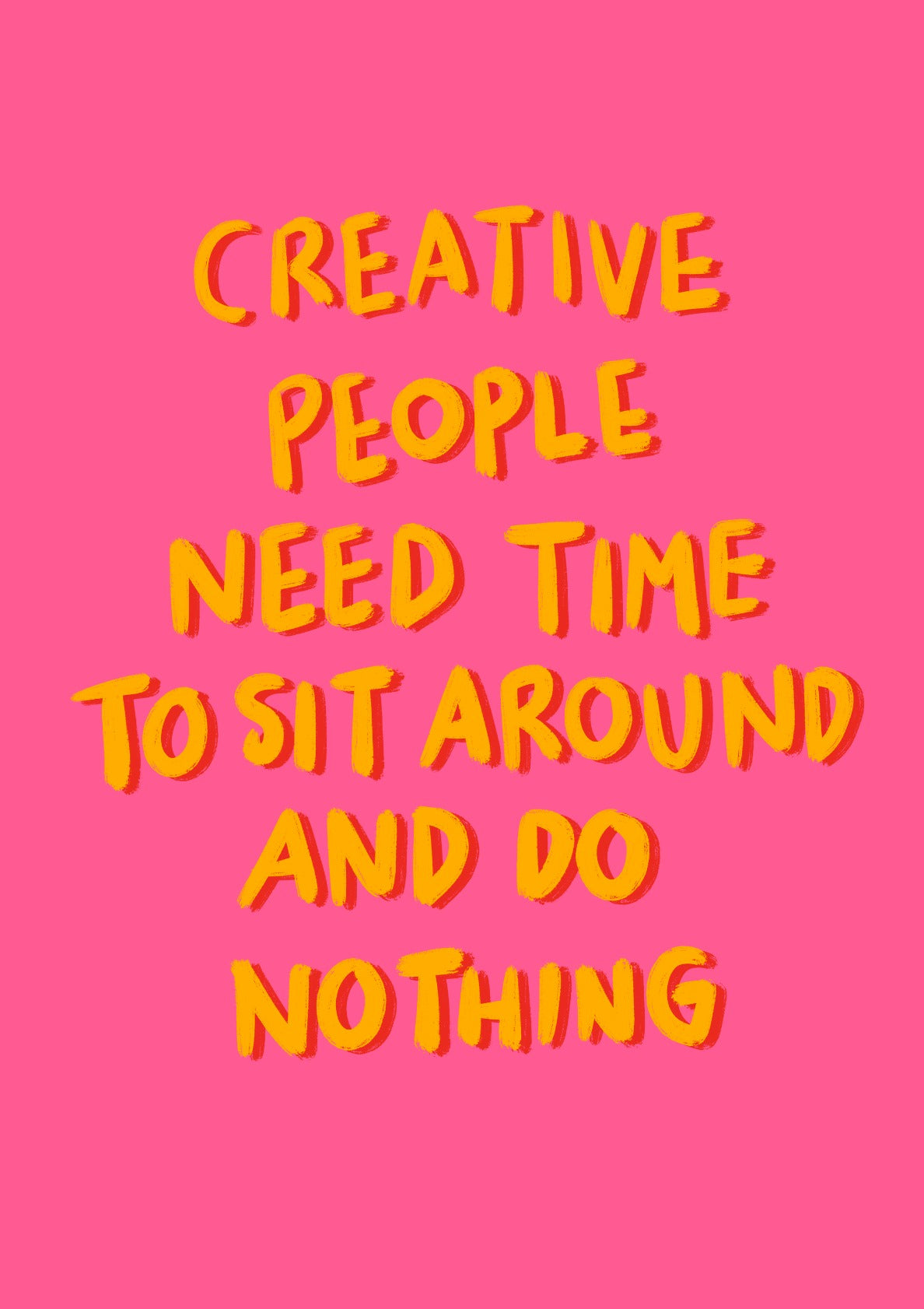 Creative People Yellow Pink