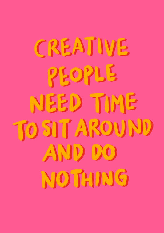 Creative People Yellow Pink