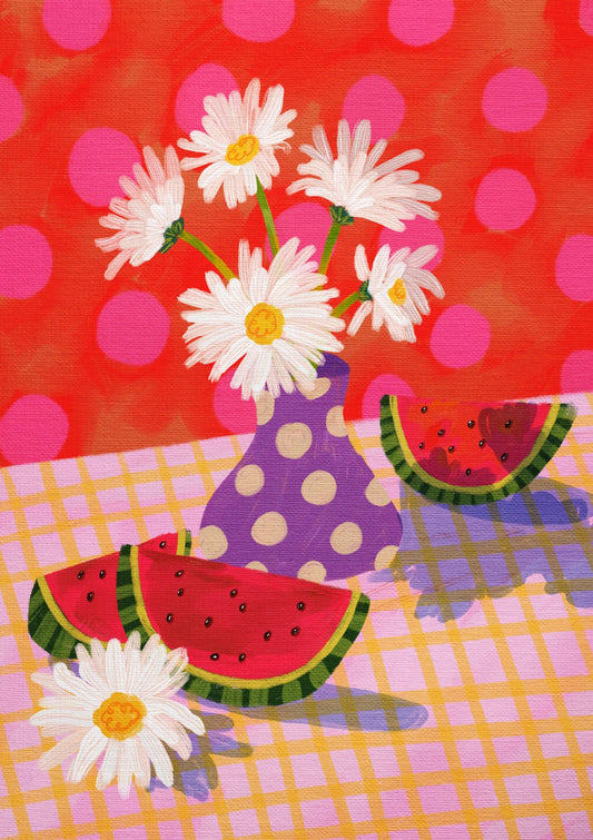 Daisies and Watermelon