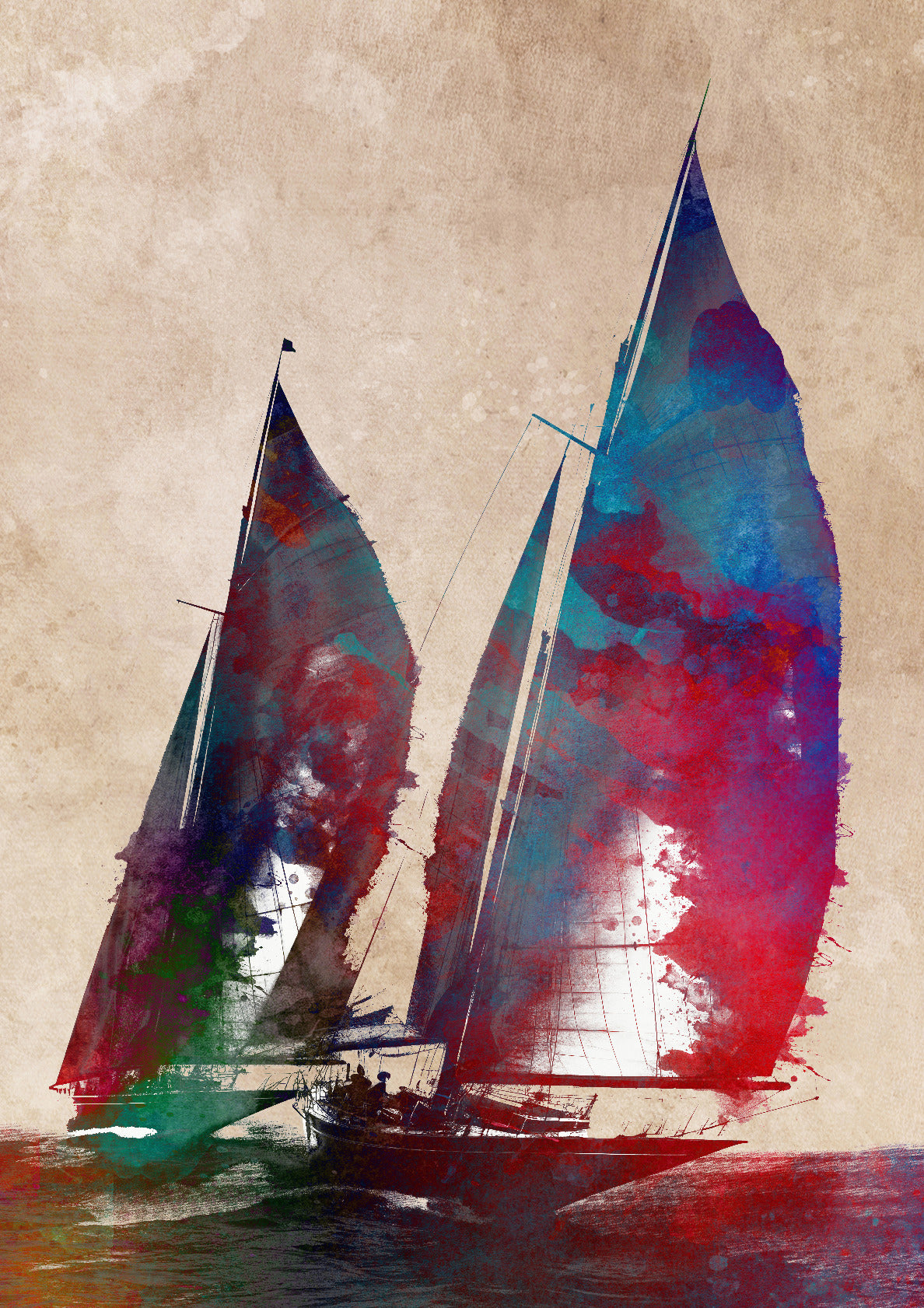 Sailing sport art 2