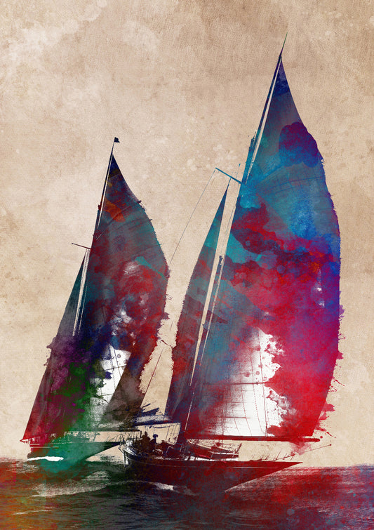 Sailing sport art 2