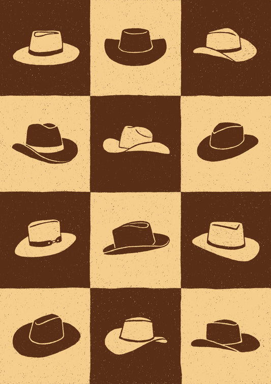 Cowboy Checkerboard
