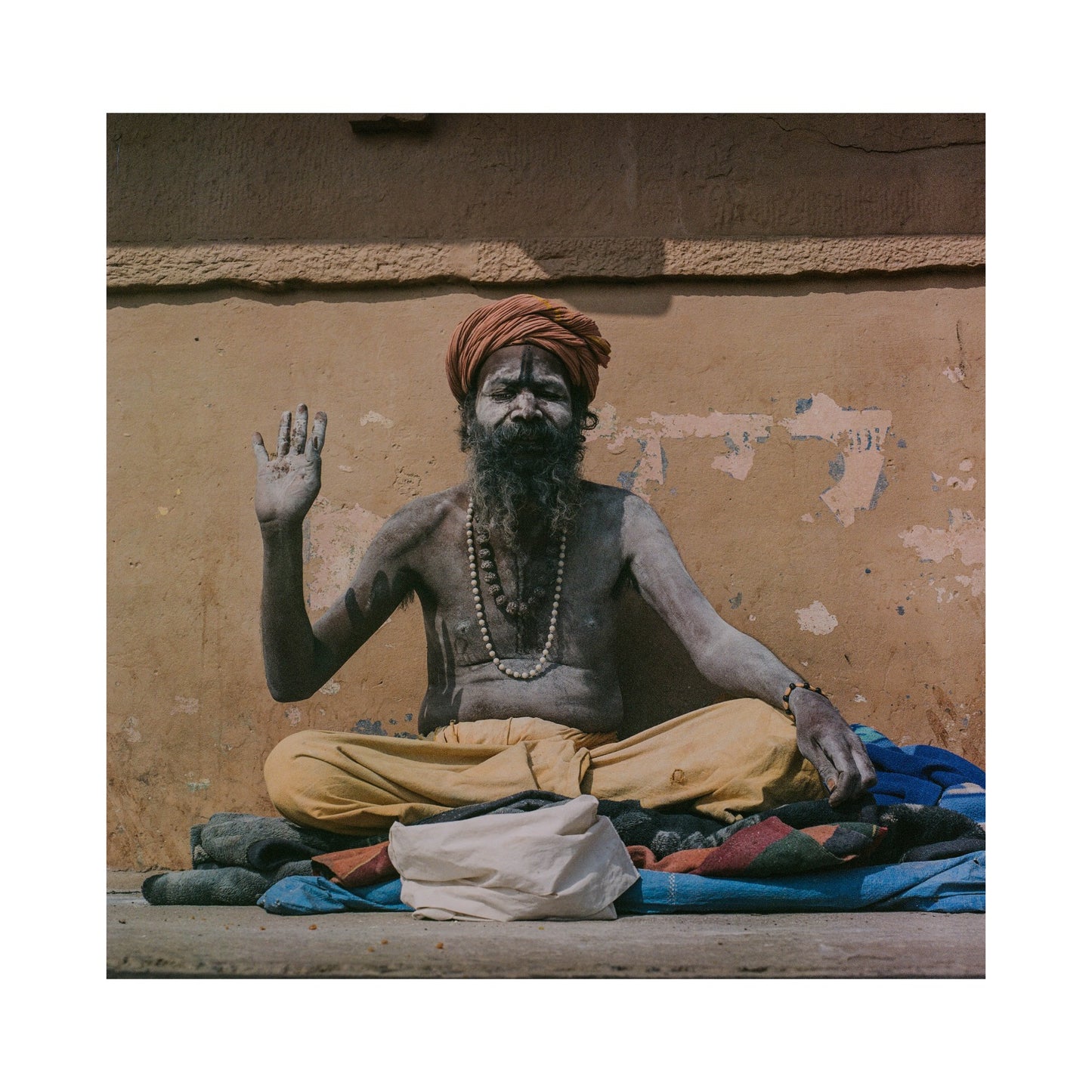 Varanasi ghats in Gange.