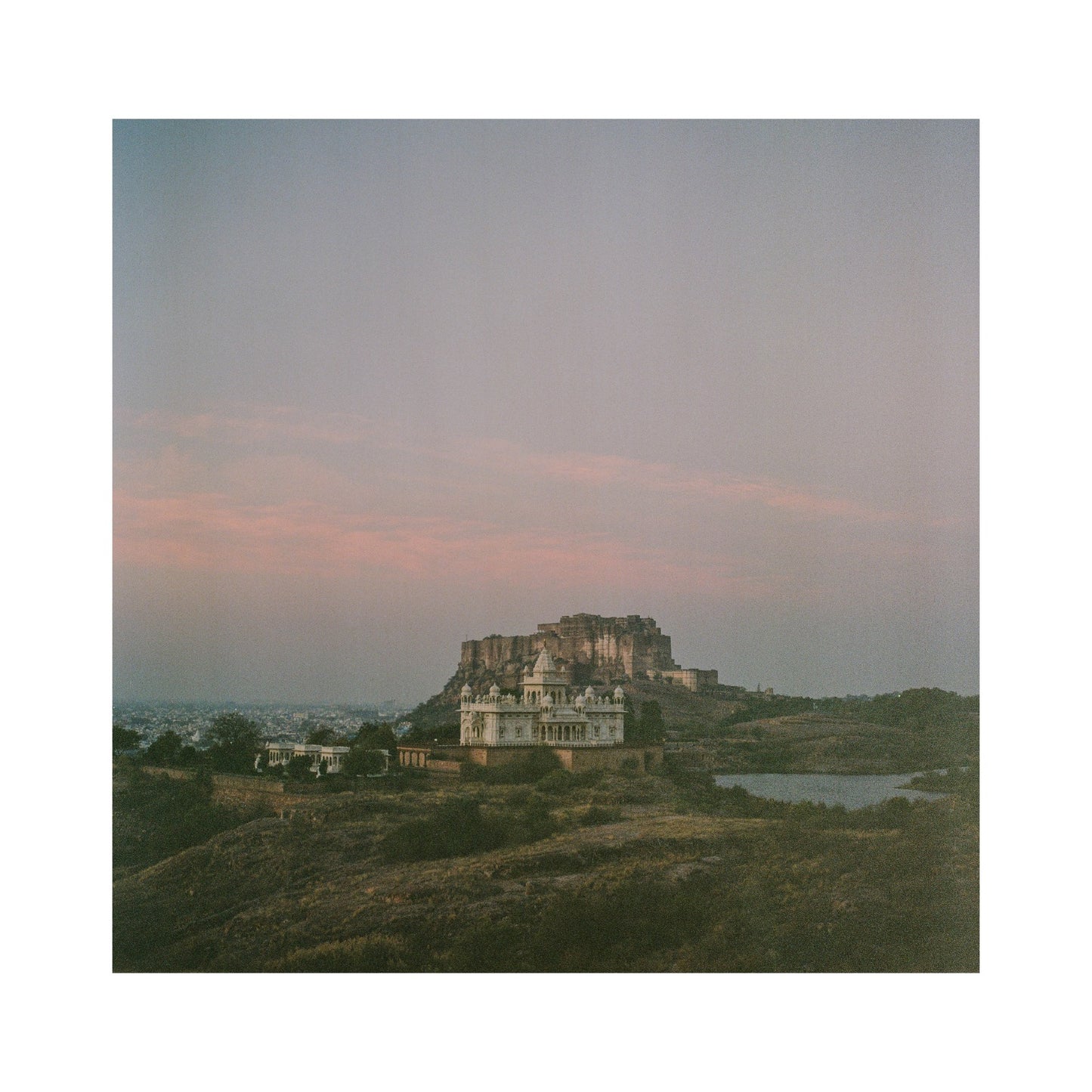 Jaswant Thada in Jodhpur, India.