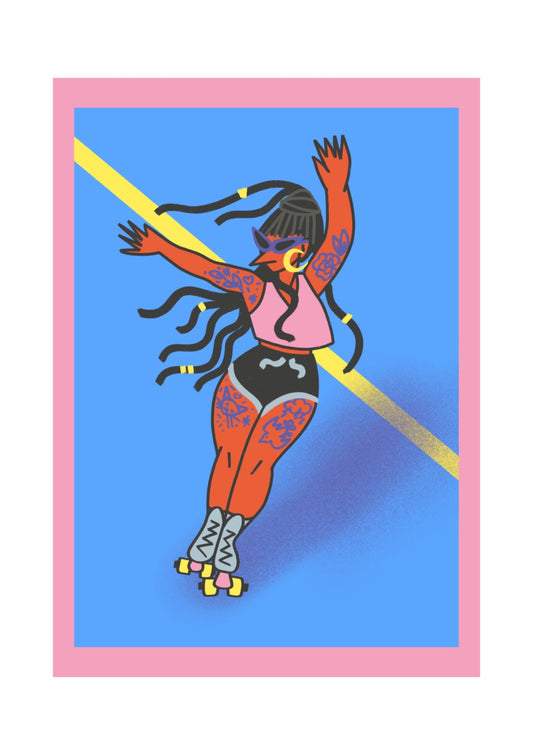 Roller Skater Girl