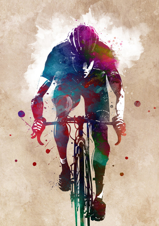Cycling sport art 1