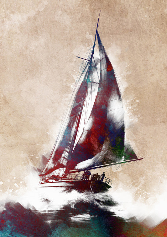 Sailing sport art 3