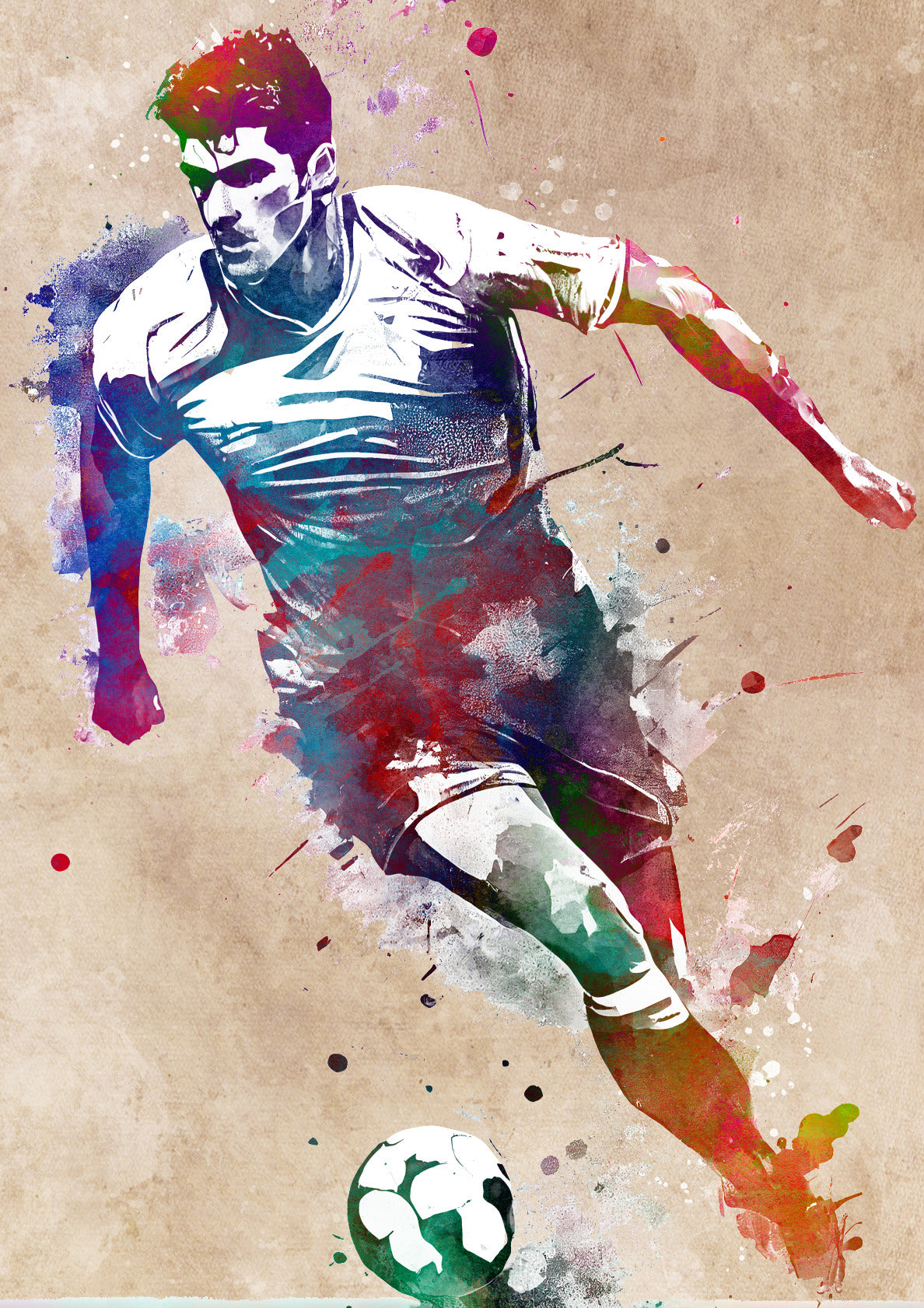 Soccer sport art 1