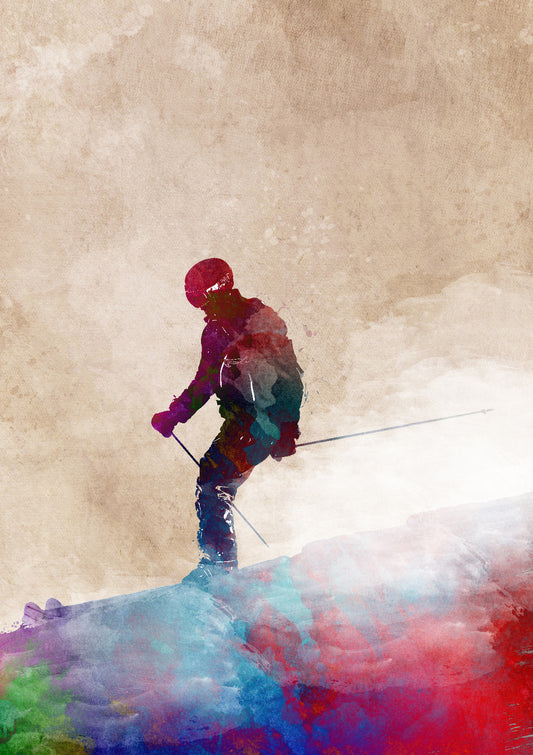 Ski sport art 2