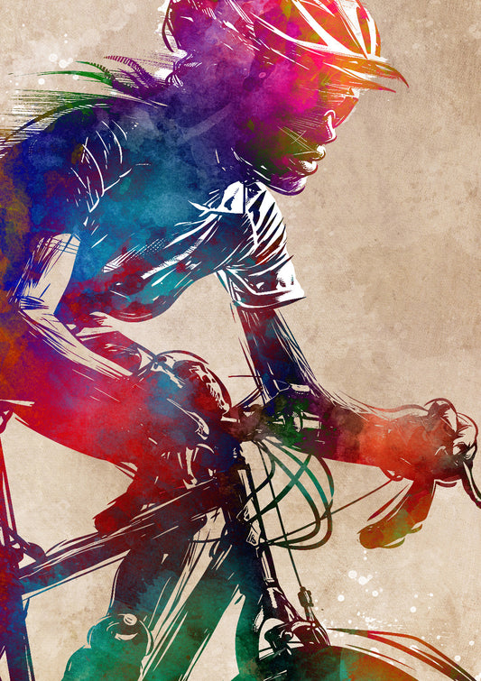 Cycling sport art 3