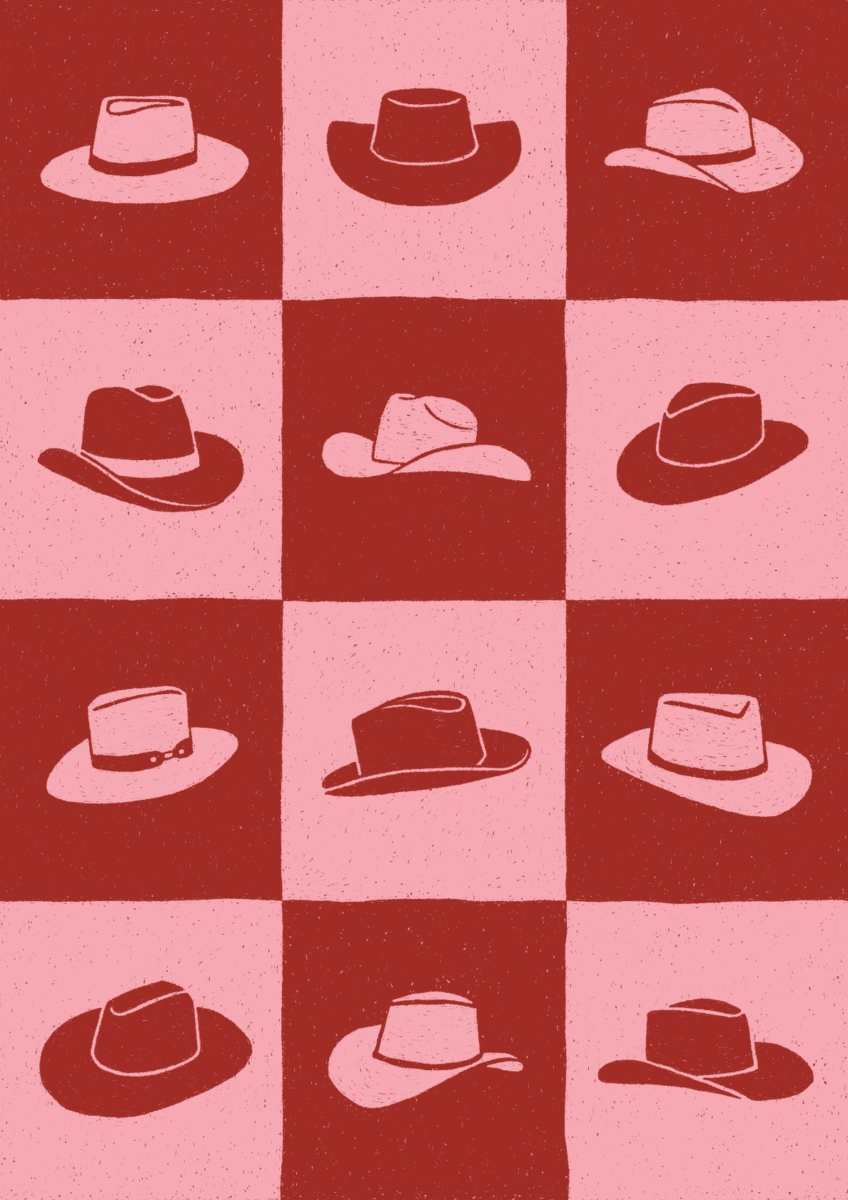 Cowgirl Checkerboard (Pink Edition)