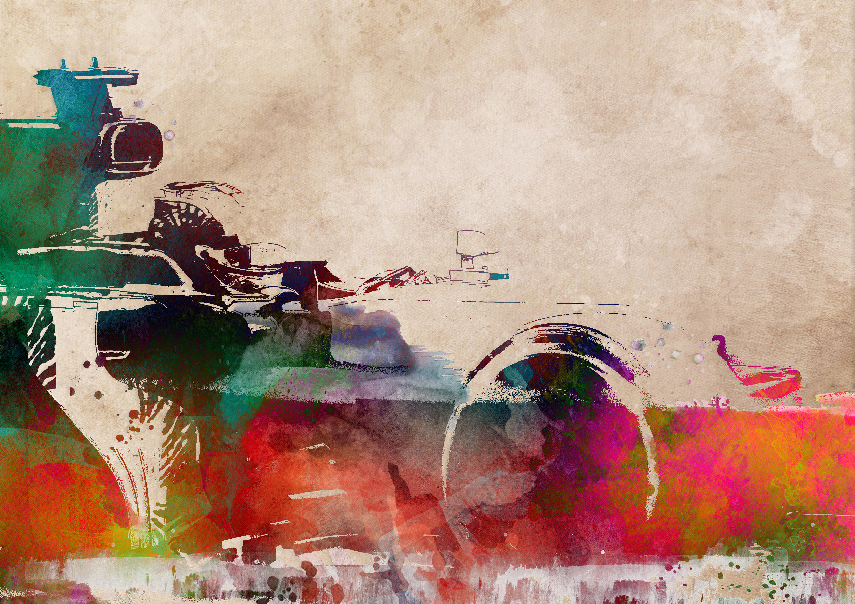 Car racing sport art 3
