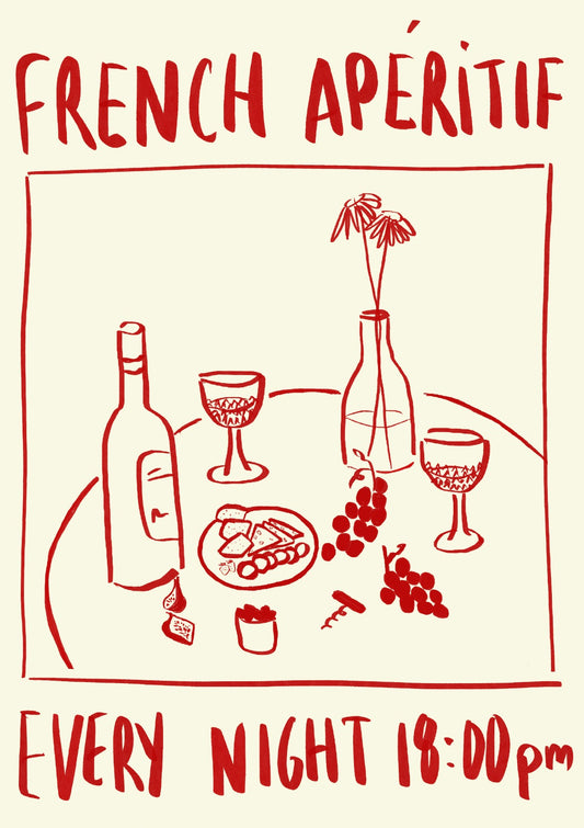 French Aperitif Art Print