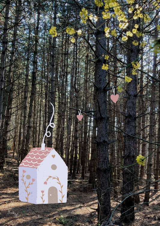 Little House in the Woods Art Print