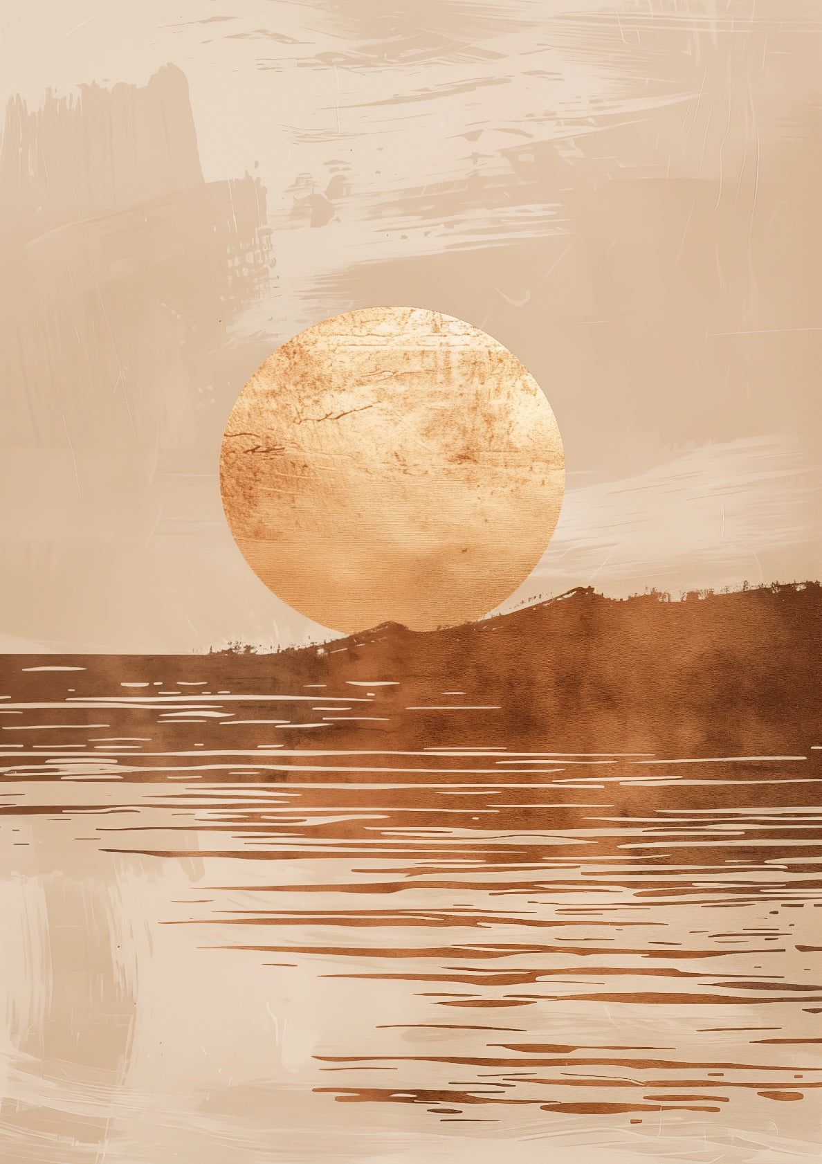 Gold sun By Jean-Claude