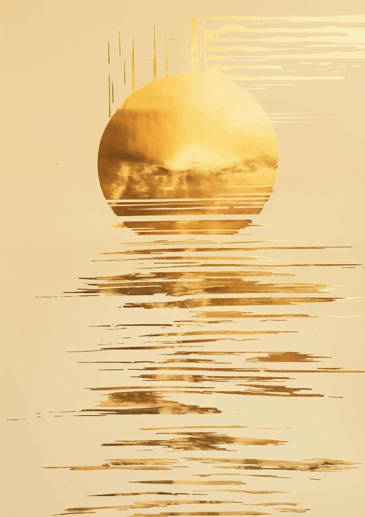 Gold sunset By Jean-Claude