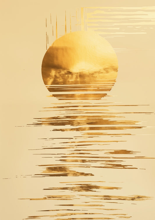 Gold sunset By Jean-Claude