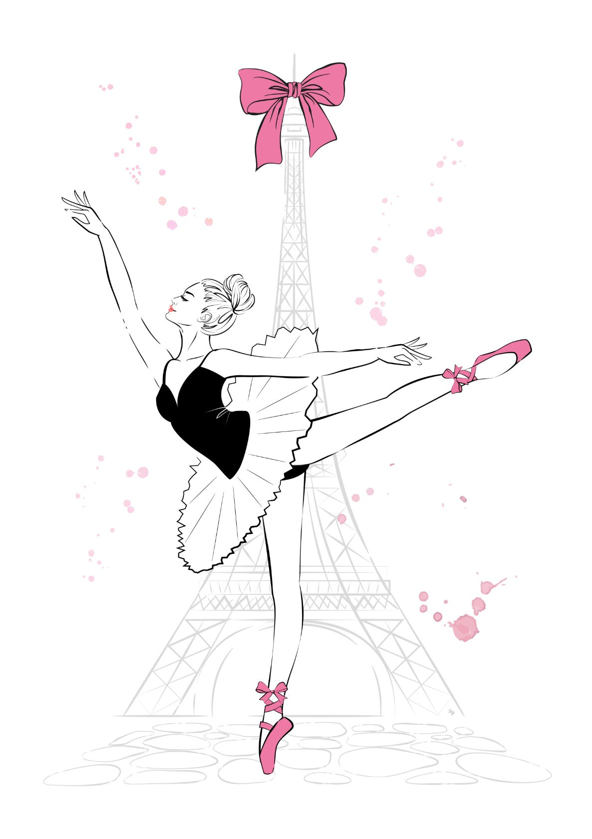 French ballerina in Paris