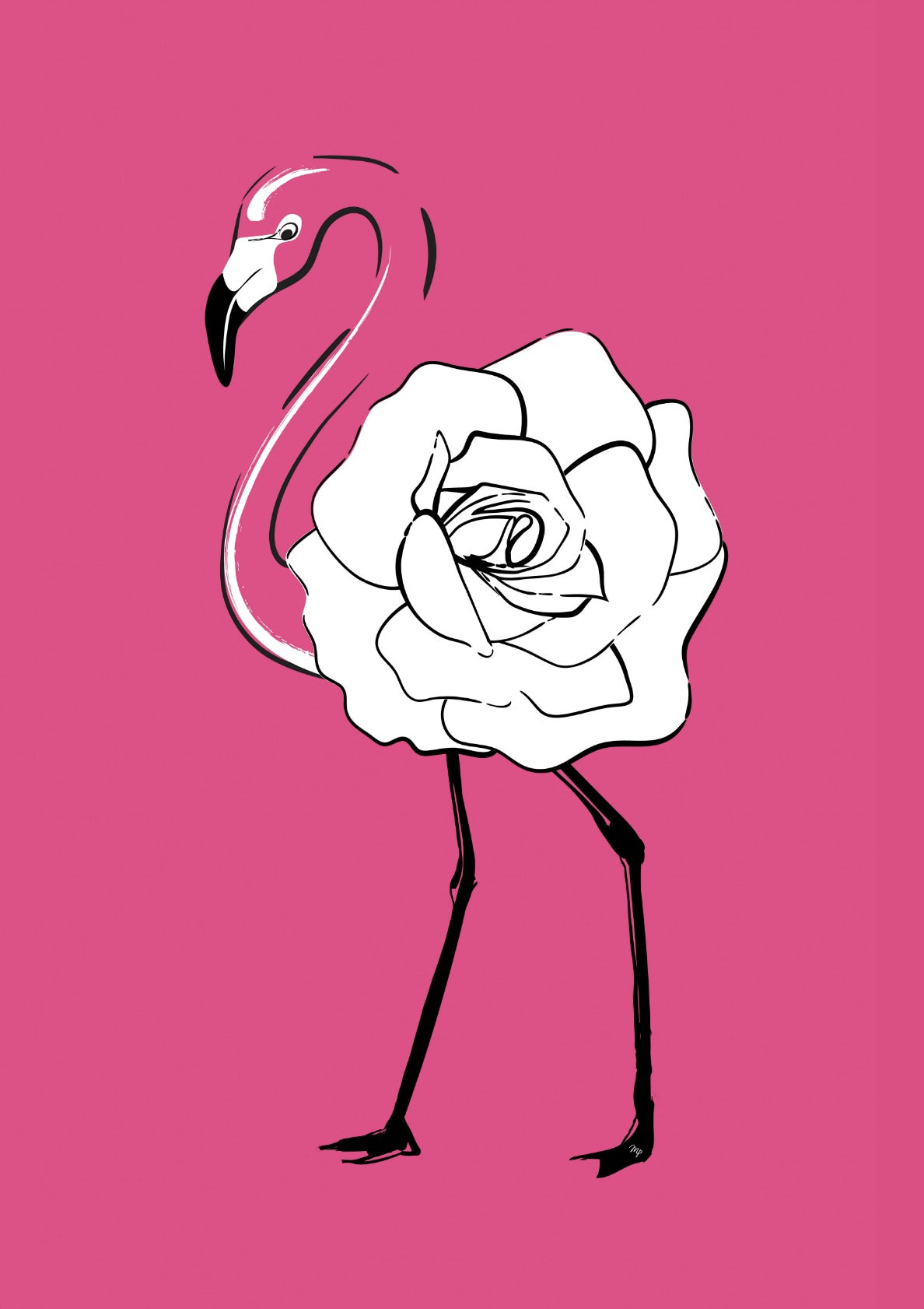 Rose Flamingo