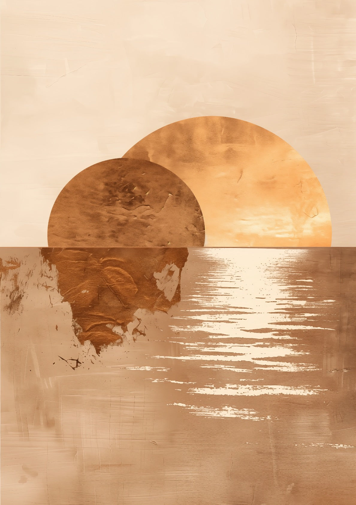 Sunsets over the ocean