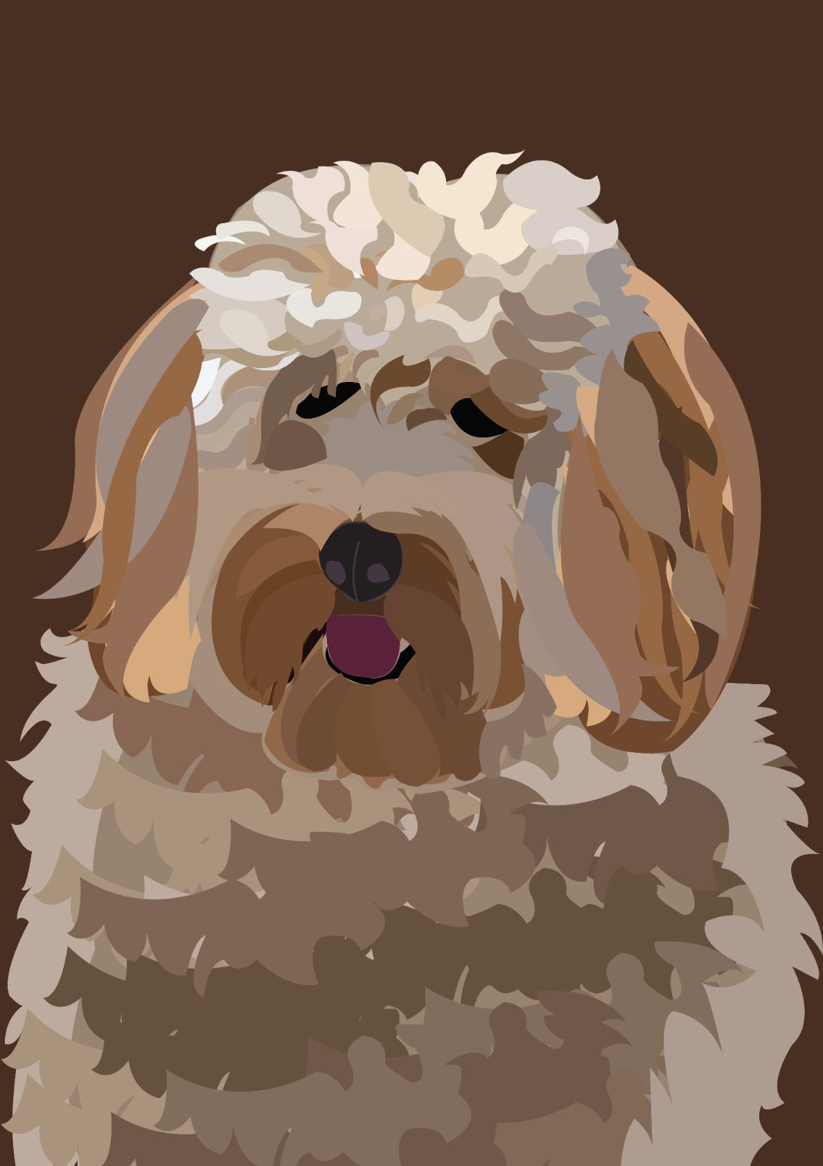 Cute Labradoodle Dog